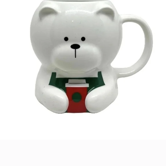 NWT 2025 Starbucks Holiday Bearista Bear Mug 12oz - Picture 3 of 5